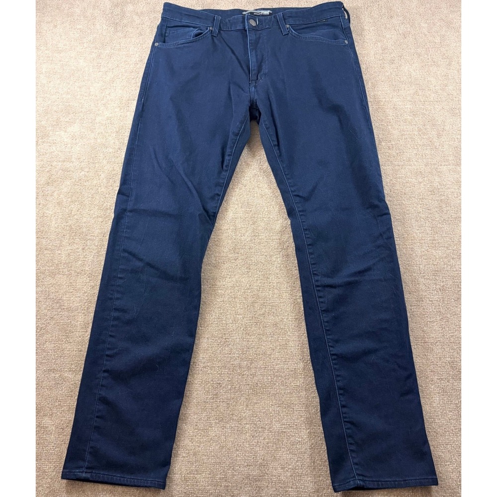 Mavi Jeans Mens 36x32 Dark Blue Wash Jake Slim Athletic Stretch Denim Casual